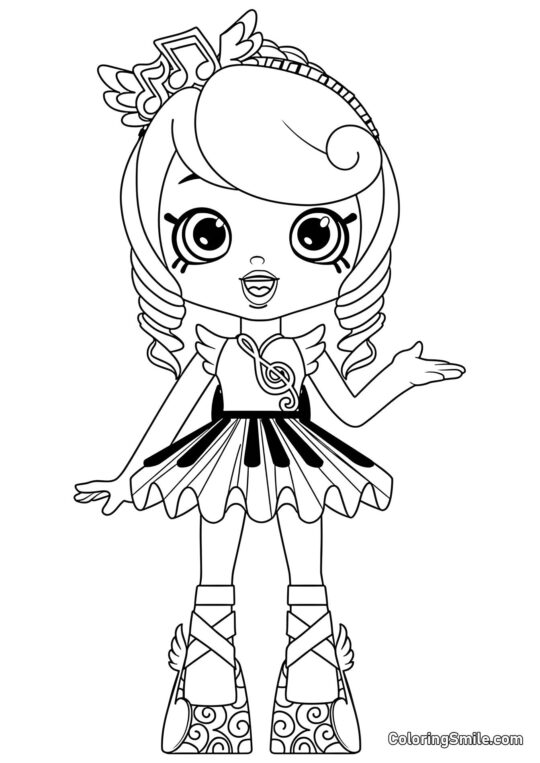 Melodine - Pagina da Colorare