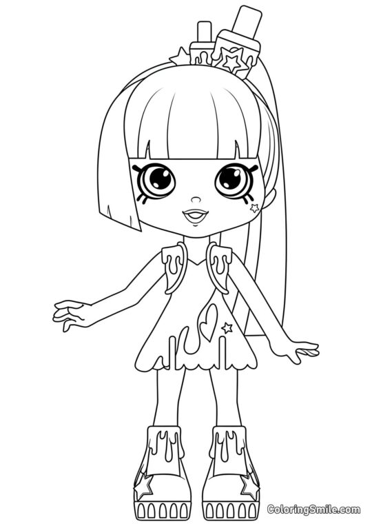 Polly Smalto - Pagina da Colorare