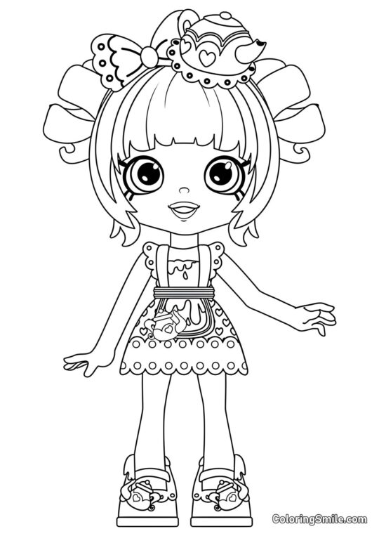 Tippy Teapot - Pagina da Colorare