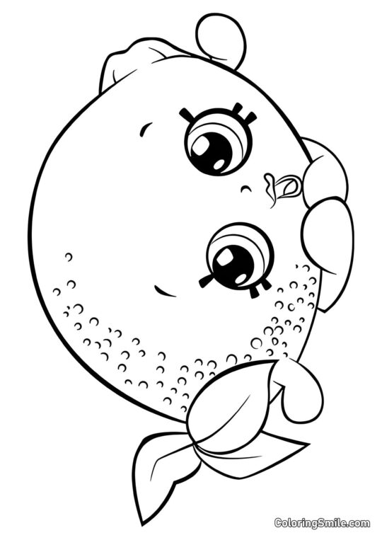Shopkins Limone - Pagina da Colorare