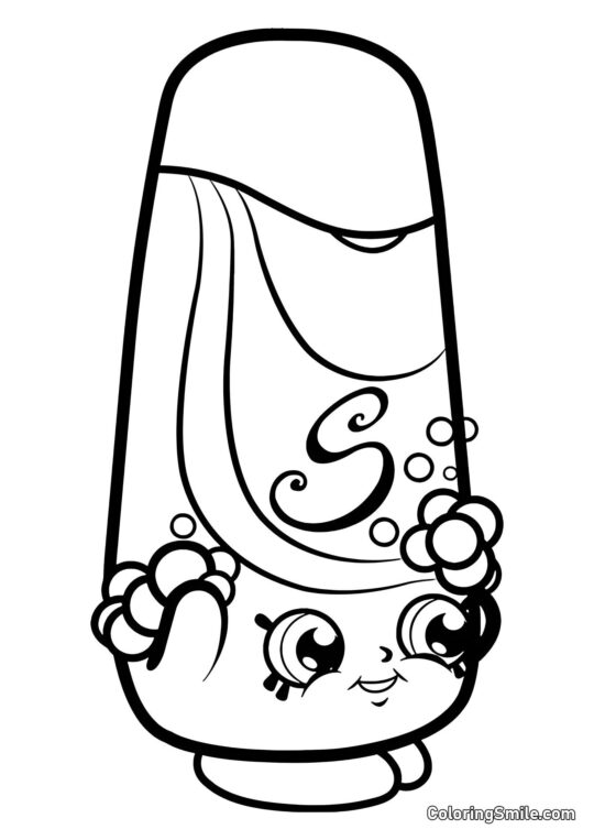 Shopkins Shampi - Pagina da Colorare