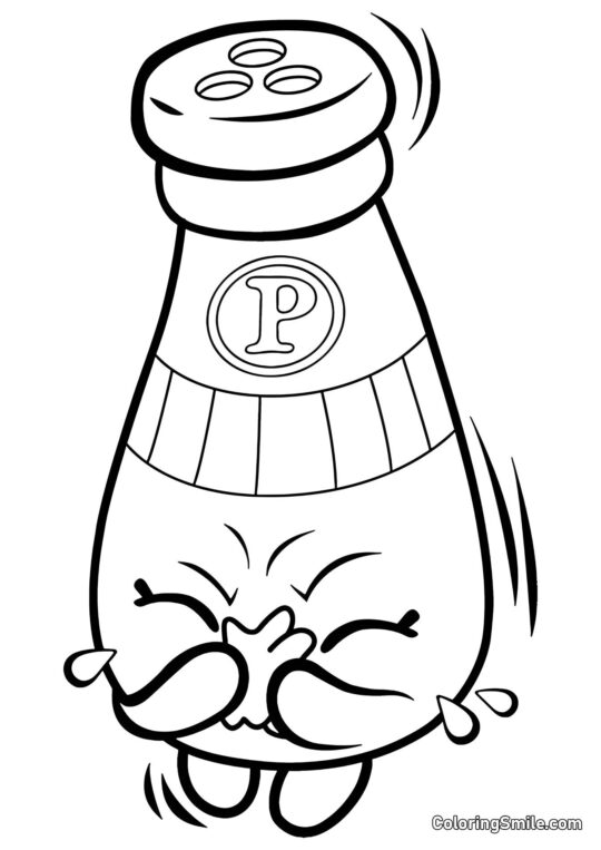 Shopkins Pepe - Pagina da Colorare