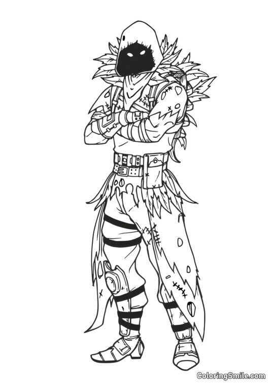 Fortnite Corvo Fortnite Corvo - Pagina da Colorare