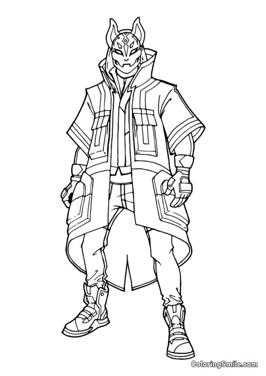 Fortnite Ronin Fortnite Ronin - Pagina da Colorare