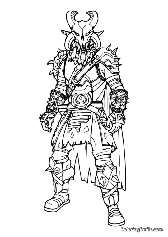 Fortnite Ragnarok Fortnite Ragnarok - Pagina da Colorare