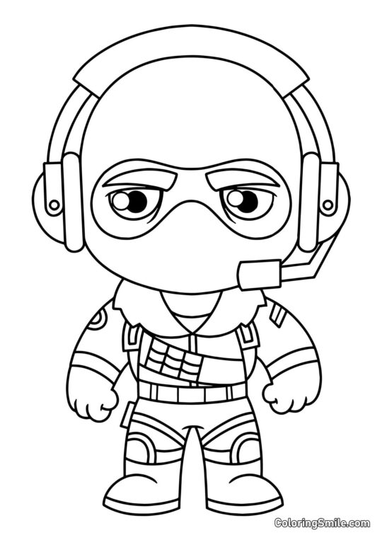Fortnite Chibi Raptor Fortnite Chibi Raptor - Pagina da Colorare