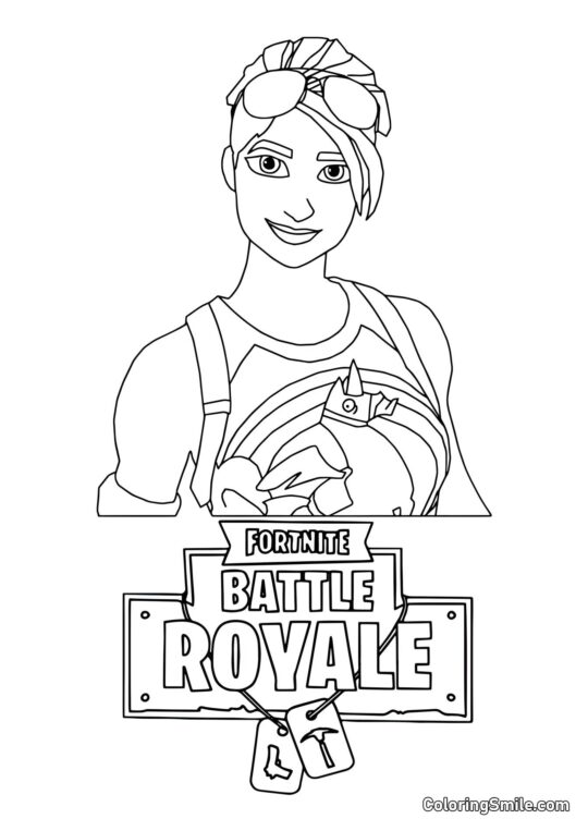 Fortnite Brite Bomber Fortnite Brite Bomber - Pagina da Colorare