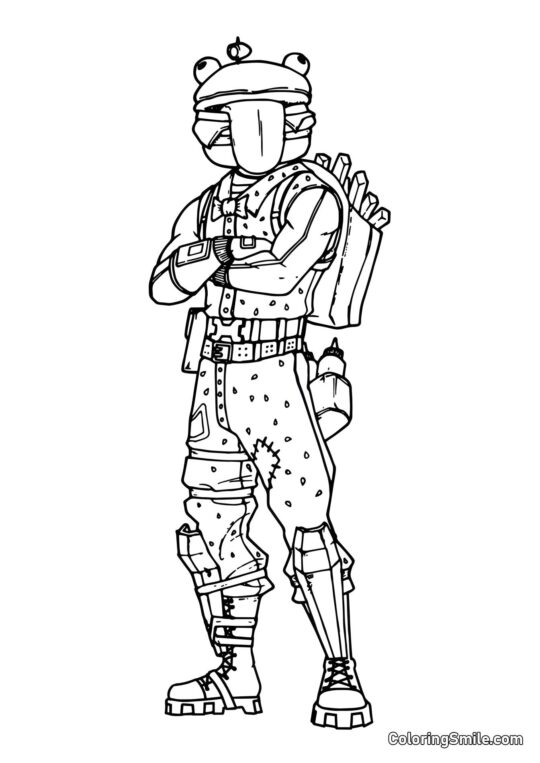 Fortnite Durr Burger Fortnite Durr Burger - Pagina da Colorare