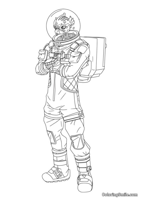 Fortnite Leviatano Fortnite Leviatano - Pagina da Colorare