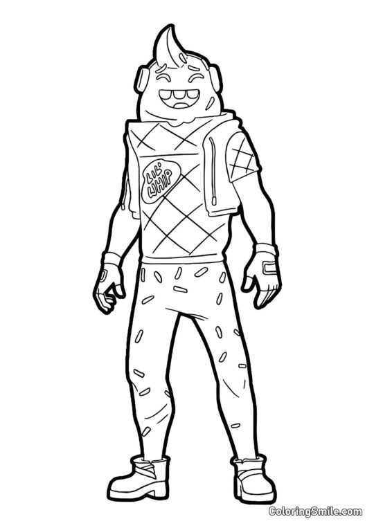 Fortnite Corno Fortnite Corno - Pagina da Colorare