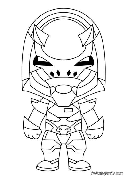 Fortnite Chibi Vendetta Fortnite Chibi Vendetta - Pagina da Colorare