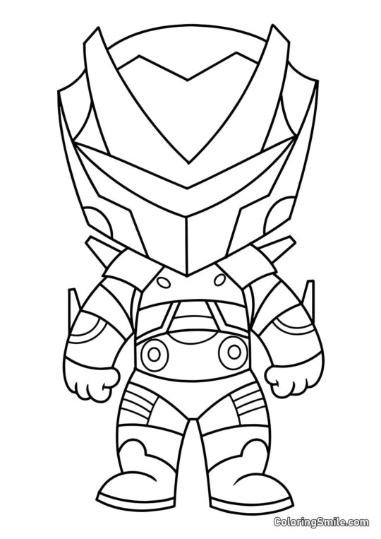 Fortnite Chibi Miasma Fortnite Chibi Miasma - Pagina da Colorare