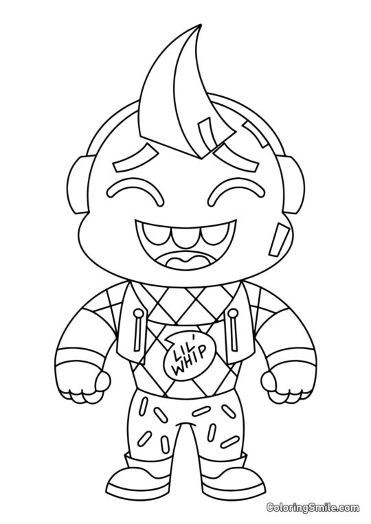 Fortnite Chibi Corno Fortnite Chibi Corno - Pagina da Colorare