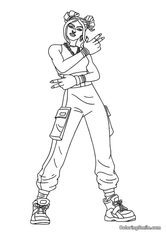 Fortnite Bling Fortnite Bling - Pagina da Colorare