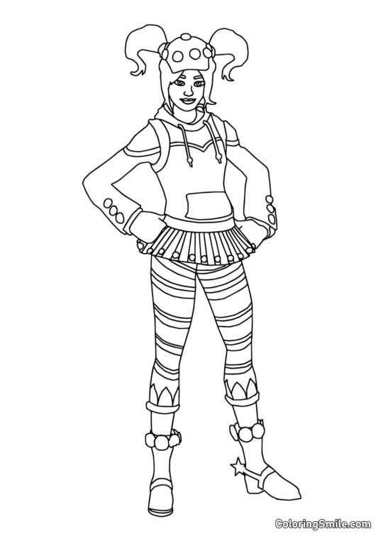 Fortnite Marzapane Fortnite Marzapane - Pagina da Colorare