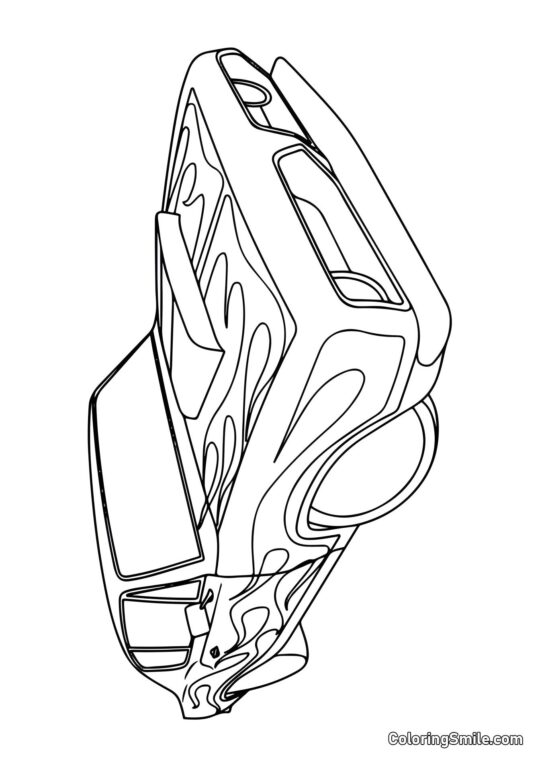 Dodge Hot Wheels - Pagina da Colorare