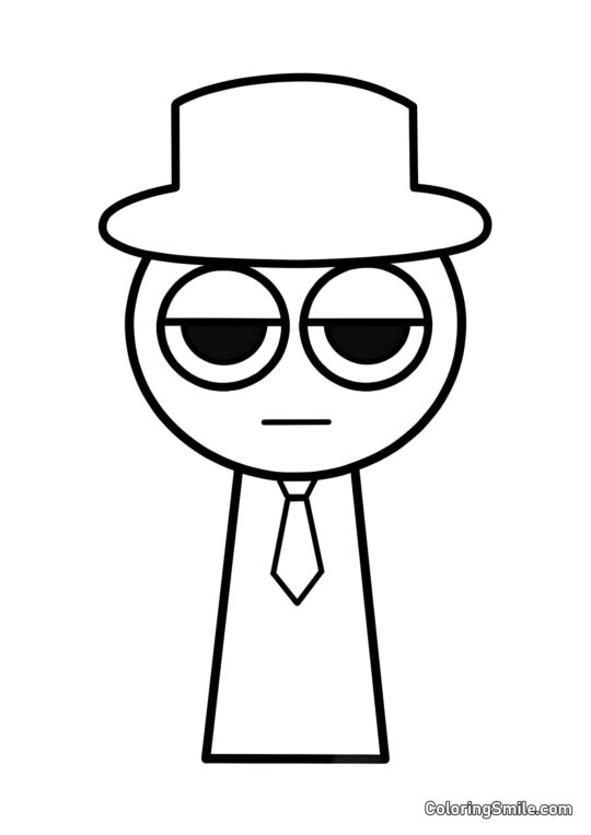 Sprunk Nero Sprunk Nero - Pagina da Colorare