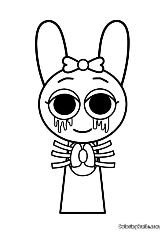 Horror Pinky Horror Pinky - Pagina da Colorare