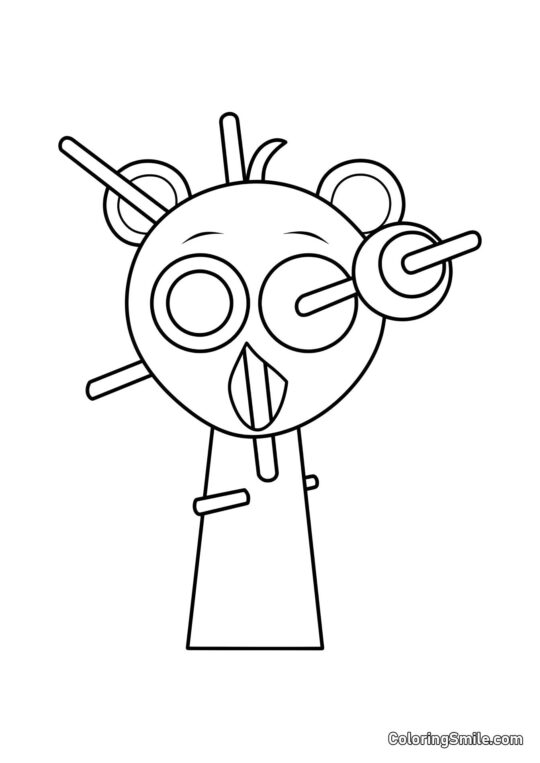 Horror Sprunk Sky Horror Sprunk Sky - Pagina da Colorare