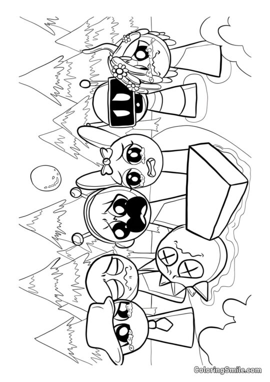 Sprunki Piangente Sprunki Piangente - Pagina da Colorare