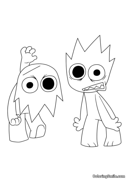 Sprunk OVAKS in Diverse Modalità Sprunk OVAKS in Diverse Modalità - Pagina da Colorare