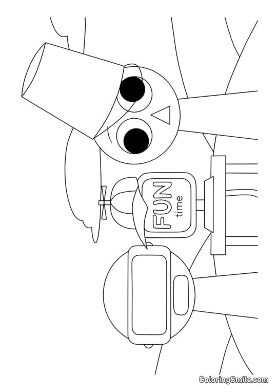 È Tempo di Divertirsi con Sprunki È Tempo di Divertirsi con Sprunki - Pagina da Colorare