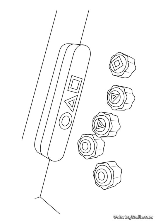 Kong di Squid Game 2 - Pagina da Colorare