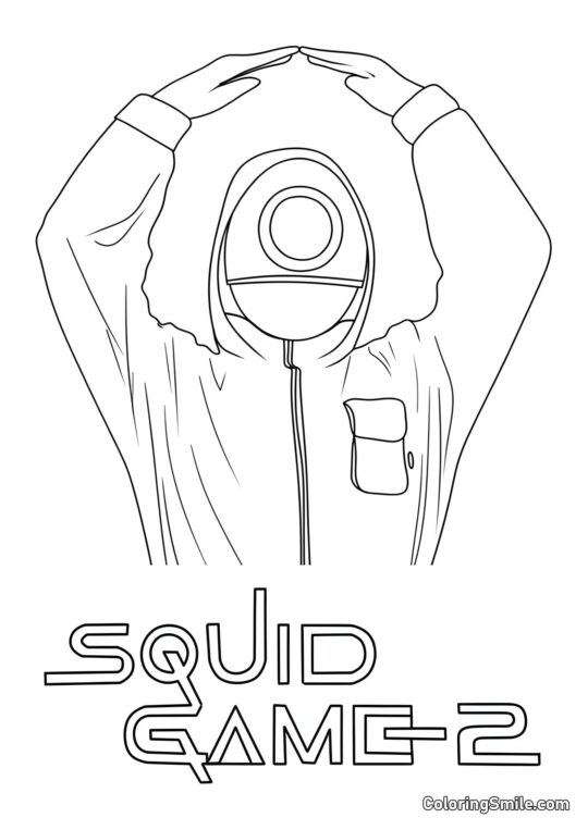 Poster di Squid Game 2 - Pagina da Colorare