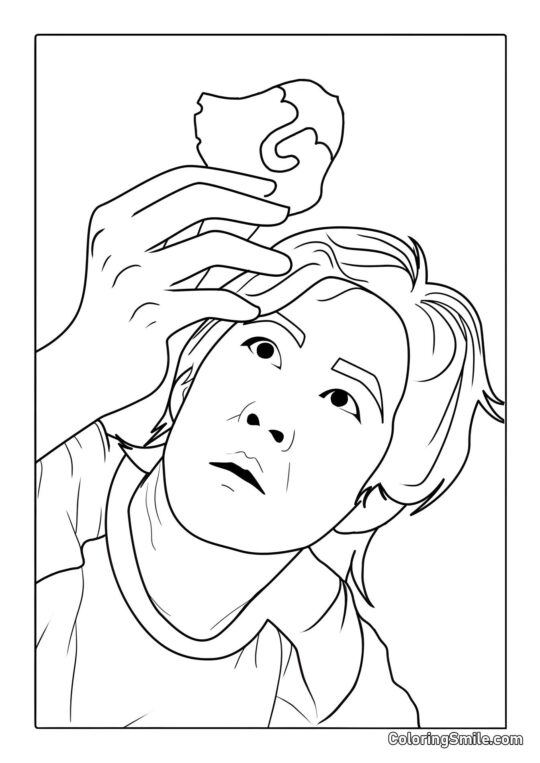 Biscotto di Squid Game - Pagina da Colorare