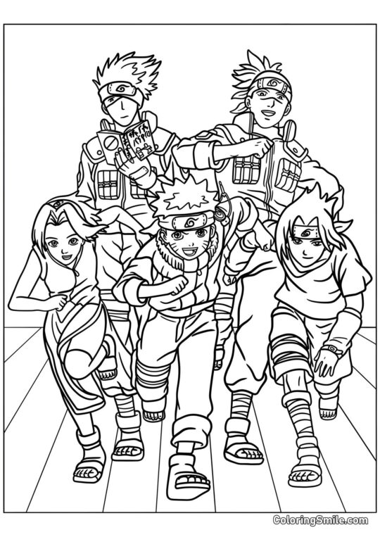 Team 7 - Pagina da Colorare