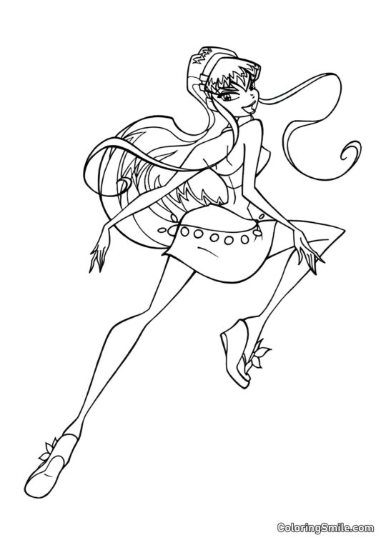 Le Scarpe Preferite di Stella - Pagina da Colorare