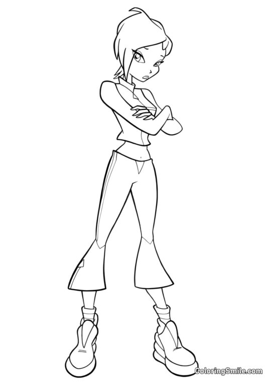 Tecna Offesa - Pagina da Colorare