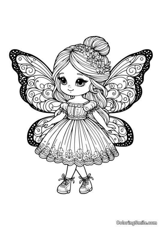 Bambola Fatata Bambola Fatata - Pagina da Colorare