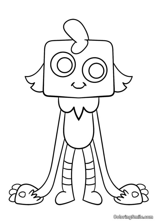 Gub dal Mondo di Dendy Gub dal Mondo di Dendy - Pagina da Colorare