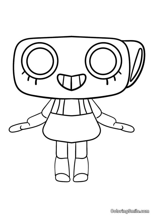 Shelly dal Mondo di Dendy Shelly dal Mondo di Dendy - Pagina da Colorare