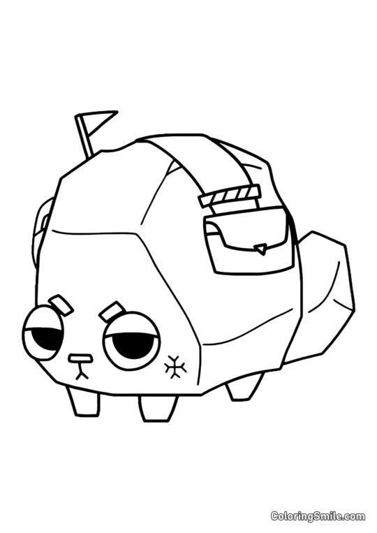 Pebble dal Mondo di Dendy Pebble dal Mondo di Dendy - Pagina da Colorare