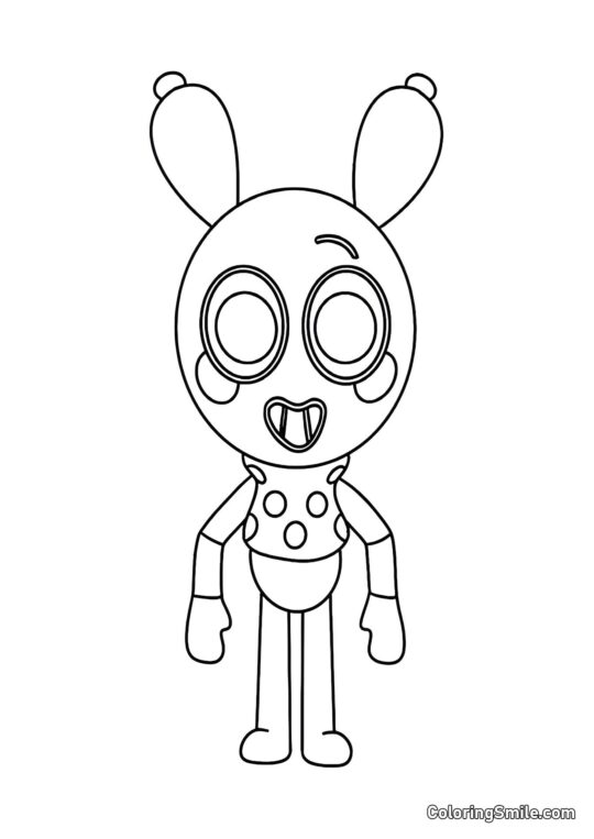 Louie dal Mondo di Dendy Louie dal Mondo di Dendy - Pagina da Colorare