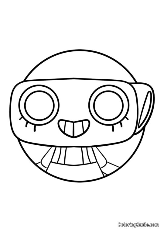 Ritratto di Shelly dal Mondo di Dendy Ritratto di Shelly dal Mondo di Dendy - Pagina da Colorare