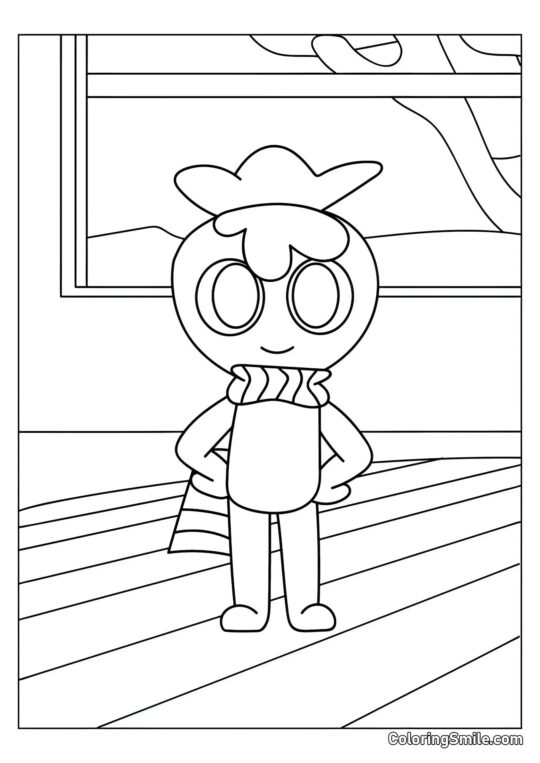 Bocciolo dal Mondo di Dendy Bocciolo dal Mondo di Dendy - Pagina da Colorare