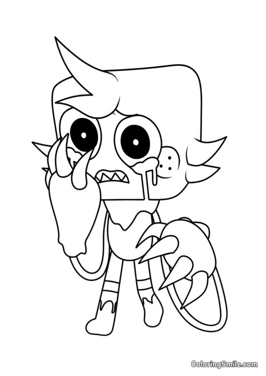 Gub Contorto Gub Contorto - Pagina da Colorare