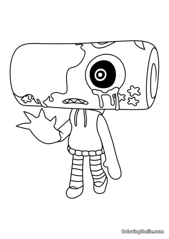 Cosmo Contorto Cosmo Contorto - Pagina da Colorare