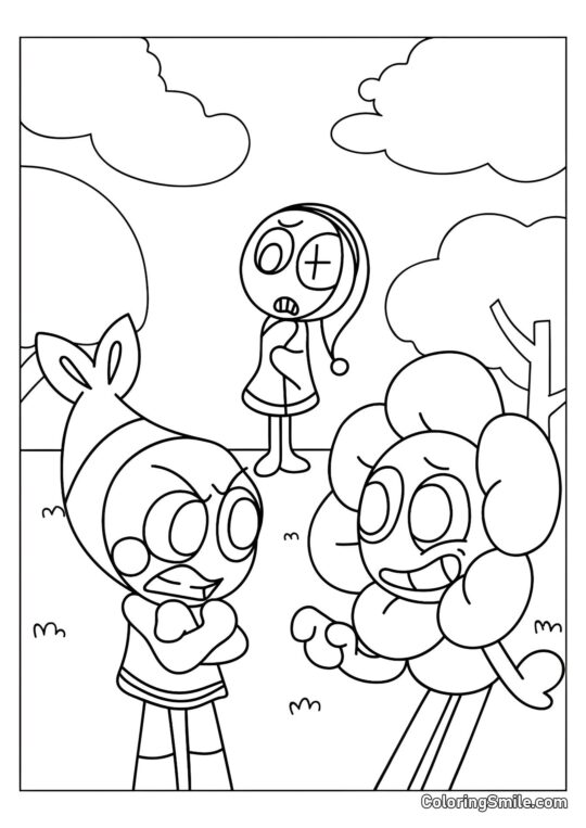 Shrimpo, Dendy e Astro Shrimpo, Dendy e Astro - Pagina da Colorare