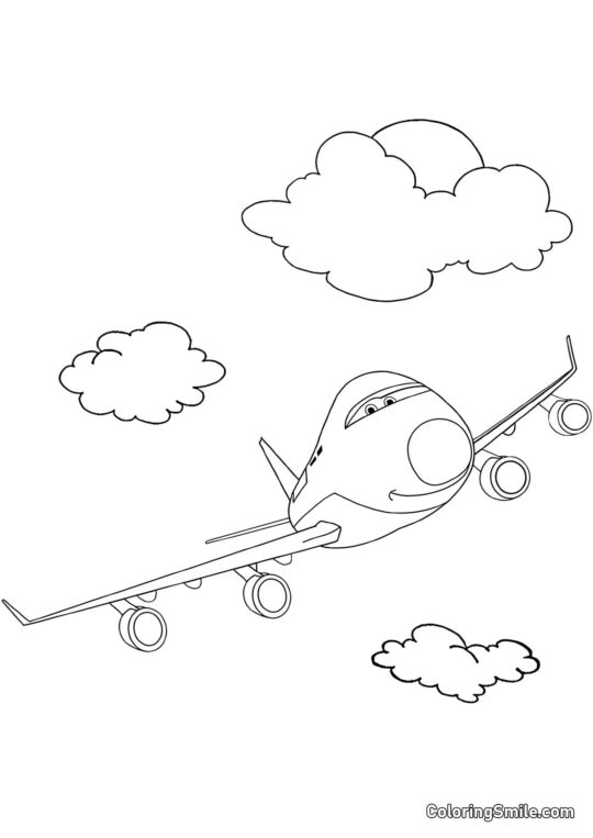 Auto-aereo Auto-aereo - Pagina da Colorare