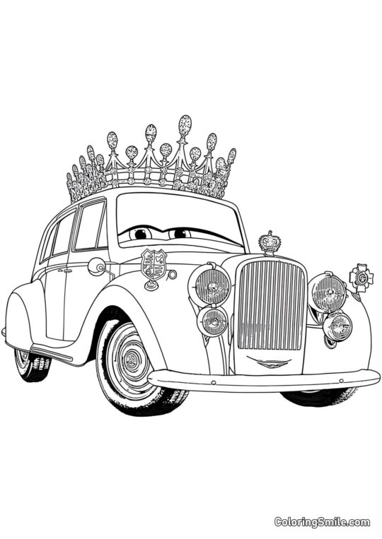 Regina inglese Regina inglese - Pagina da Colorare