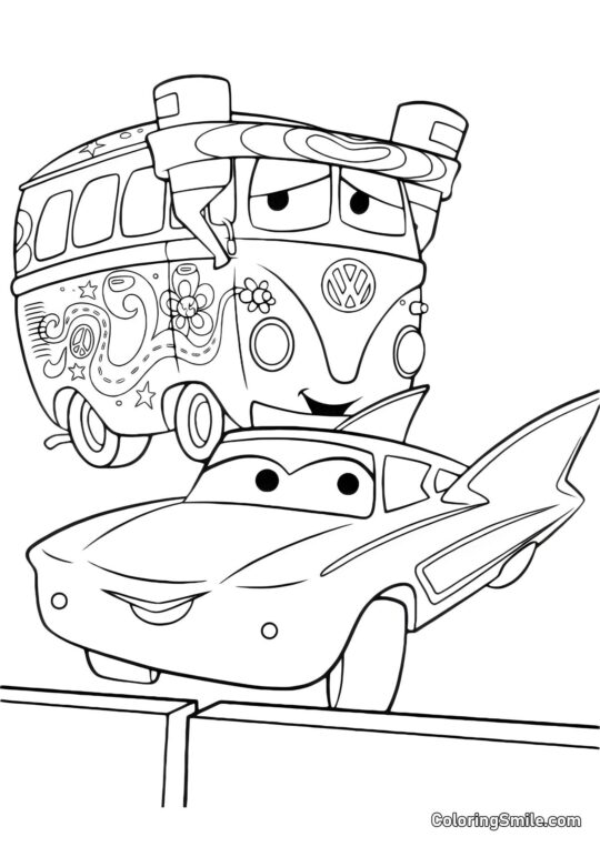 Fillmore e Flo Fillmore e Flo - Pagina da Colorare